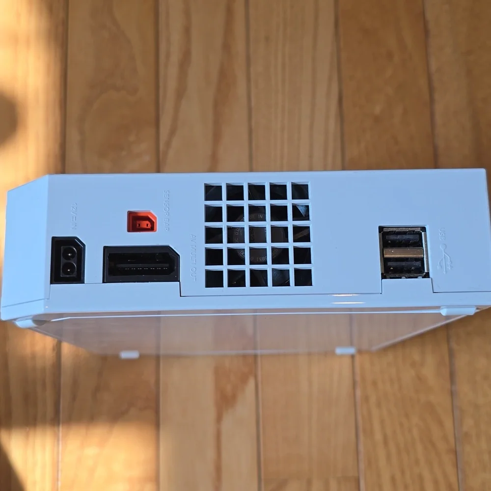 Nintendo Wii + 3 Wii Games Wii Sport Resorts, Just Dance 2014 & 2015. NO REMOTES - Picture 6 of 16